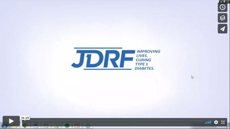 Image that represents JDRF Webinar